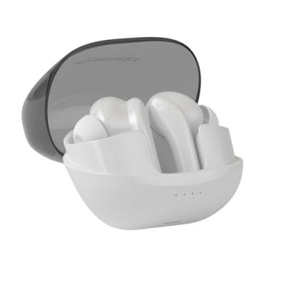 amazon basics TWS in-Ear Earbuds (P50) with Fast Charging up to 50 Hours of Playtime (White)