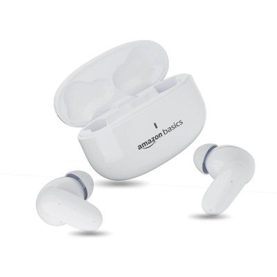 amazon basics TWS in-Ear Earbuds (P80) (White)