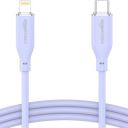 amazon basics Type-C to Lightning Silicone Cable | 20W Fast Charging, 480Mbps Data Transfer Speed...
