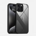 amazon basics Ultra Hybrid Camera Protection Back Cover Case for iPhone 15 Pro Max - (Sides Black|Back Clear)...