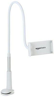 Amazon Basics Universal Mobile & Tablet Holder 360 Rotation | Stand for Desk, Table, Bed for 4.6-Inches to 10.4-Inches Tablet/Smartphones