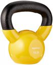 amazon basics Vinyl Kettlebell - 10 Pounds, Light Orange...