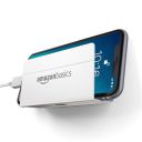Amazon Basics Wall Mounted Mobile Holder Storage Case for Phones | Wall Mount Mobile Stand/Multi-Purpose Stand with Port (White)...