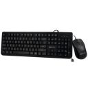 Amazon Basics Wired Keyboard and Optical Mouse Set for Windows, USB 2.0 Interface, for Gaming PC, Computer, Laptop, Mac (Black)...
