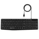 Amazon Basics Wired Keyboard with 104 Keys for Windows, Mac OS Computer...