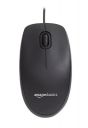 Amazon Basics Wired Mouse up to 1000 DPI I Upper Shell : Black Plastic Surface I Black...