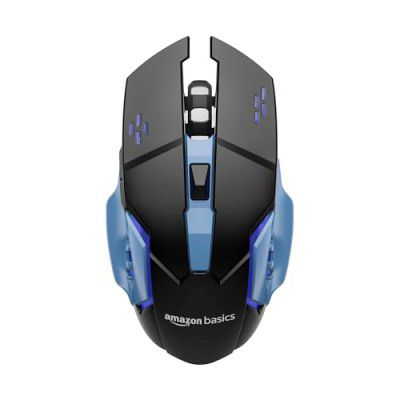 amazon basics Wireless Gaming Mouse | 7 programmable Buttons | Dual Connectivity Bluetooth 5.1 + 2.4 GHz | up to 3200 DPI
