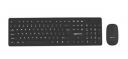 Amazon Basics Wireless Keyboard and Mouse Combo | 1000 DPI Mouse | 104 Rounded Silent Keys | (Black)...