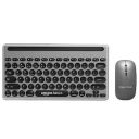 Amazon Basics Wireless Keyboard and Mouse Set with Bluetooth multiconnect, 2.4GHz Receiver,1600 DPI...