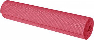 Amazon Basics Yoga And Exercise Mat With Carrying Strap, 6Mm - Foam, Pink