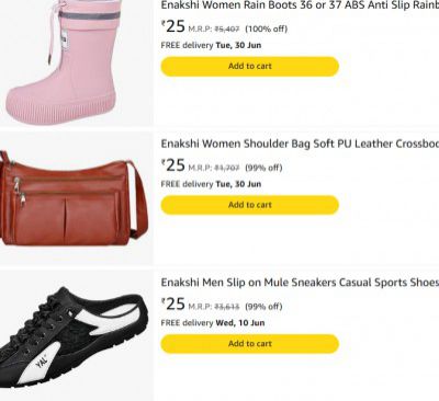 Amazon Big Loot At Rs.25