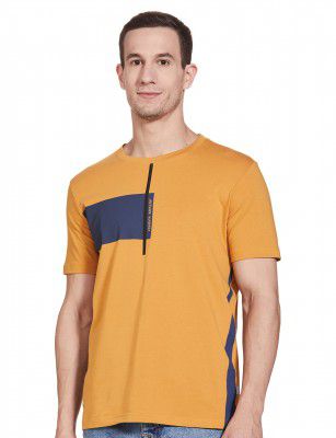 Amazon Brand - Arthur Harvey Men's Solid Regular Fit T-Shirt