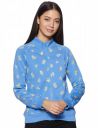 Amazon Brand - Eden & Ivy Women's Cotton Blend High Neck Full Zipper Regular Fit Sweatshirt...