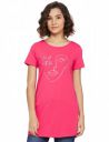Amazon Brand - Eden & Ivy Women's Cotton Stretch Half Sleeve Round Neck Regular Fit T-Shirt (Tunic Length)...