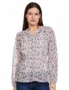 Amazon Brand - Eden & Ivy Women's Georgette V-Neck Long Sleeve Regular Fit Shirt Top...