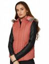 Amazon Brand - Eden & Ivy Women's Polyester Regular Fit Quilted Puffer Sleeveless Jacket With Detachable Hoodie...