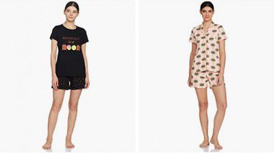 Amazon Brand - Eden & Ivy Women's Nightwear Sets Upto 80% Off