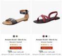 Amazon Brand - Eden & Ivy Women's sandals Up to 94% off...