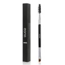 Amazon Brand - Eono Eyebrow Brush and Spoolie Professional Angled Duo Makeup Brush Spoolies Perfect for Lining Shaping Brows and Lashes...
