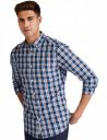 Amazon Brand - House & Shields Men's Checkered Regular Fit Casual Shirt...
