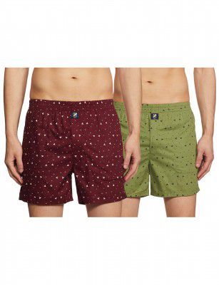 Amazon Brand - House & Shields Men's Cotton Regular Boxers