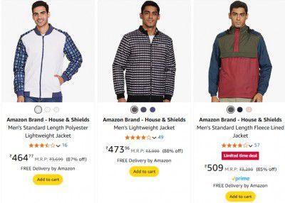 Up to 87% Off on  Amazon Brand - House & Shields Men's Jacket