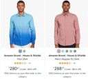 Amazon Brand - House & Shields Men's Shirt @ Minimum 80% Off starting from ₹280...