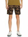 Amazon Brand - Inkast Denim Co. Men's Cargo Shorts (INK-CAMOU-SH-AW21-301_Olive&Black_34 M)...