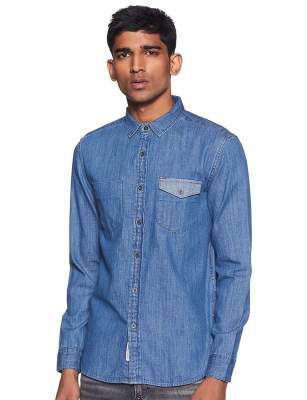 Amazon Brand - Inkast Denim Co. Men's Slim fit Casual Shirt
