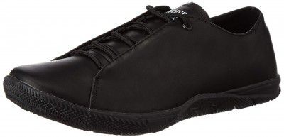 Amazon Brand - INKAST Men Black PU Sneakers-7 UK (41 EU) (8 US) (AZ-IK-030)