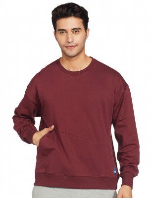 Amazon Brand - INKAST Men Crew Neck Cotton Oversized Fit Sweatshirt