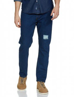 Amazon Brand - INKAST Men's Carrot Fit Stretch Jeans