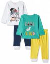 Amazon Brand - Jam & Honey Baby-Boys and Girls 100% Soft & Pure Cotton Long Sleeve Tee with Jogger - Unisex Clothing Set...