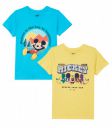 Amazon Brand - Jam & Honey Boy's Graphic Regular Fit Disney/Marvel T-Shirts 100% Cotton (Pack of 2)...
