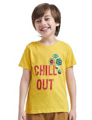 Amazon Brand - Jam & Honey Boy's Regular Fit Half Sleeves T-Shirt (Pack of 3)