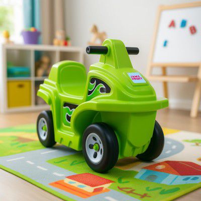 Jam & Honey Coaster Car for Kids  1 Year+ | Green