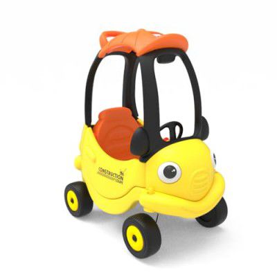Amazon Brand - Jam & Honey Construction Coupe (Yellow) | Ride on for Kids 18Months to 4 Years Upto 25 Kgs