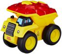 Amazon Brand - Jam & Honey - Friction Toy Car | Dumper Truck | Push and Go Vehicle for Boys/Girls | 4 Wheel Drive | Yellow...
