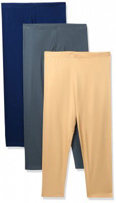 Amazon Brand - Jam & Honey Girls Comfy Stretch Cotton Leggings for Everyday Comfort