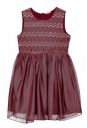 Amazon Brand - Jam & Honey Girl's Knee-Length Tulle Party Dress with Tie Waist...