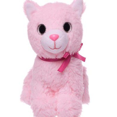 Amazon Brand - Jam & Honey Glittery Eyes Cat, Plush/Soft/Cute Toy for Boys, Girls and Kids, Great Birthday Gift (17 cm)
