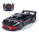 Amazon Brand - Jam & Honey Remote Control Car for Kids | High-Speed RC Car with Rechargeable Lithium Battery | Type-C Charging | LED Headlights | Black&Red...