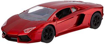 Amazon Brand - Jam & Honey Super Sleek Remote Control Car (Red, Rechargeable)