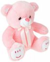 Amazon Brand - Jam & Honey Teddy Bear, Cute, Soft Toy (33 Cm, Pink), Great Birthday Gift...