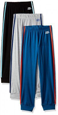 Amazon Brand - Jam & Honey Track Pant for Boys | 100% Cotton Solid Print | Pajama/Lower/Night Pants for Boys (Pack of 3)