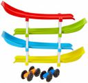 Amazon Brand - Jam & Honey | 4 Level Ramp Race Gift for Kids | 2 Cars...