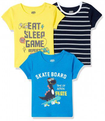 Amazon Brand - Jam & Honey Baby-Boys Regular Fit T-Shirt
