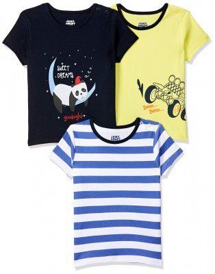 Amazon Brand - Jam & Honey Baby-Boys Regular Fit T-Shirt