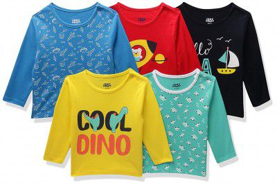 Amazon Brand - Jam & Honey Baby-Boys Regular T-Shirt