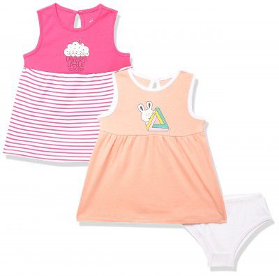 Amazon Brand - Jam & Honey Baby-Girls Casual Dress